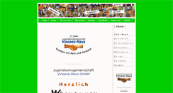 Desktop Screenshot of jugend-vincenzhaus.de